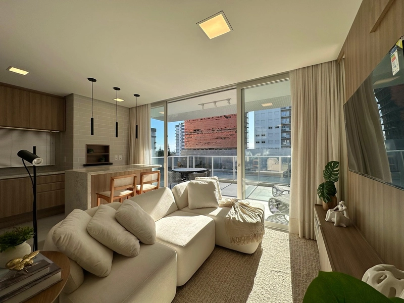 APARTAMENTO MOBILIADO E DECORADO COM TERRAÇO: 8ª foto da galeria de imagens do imóvel