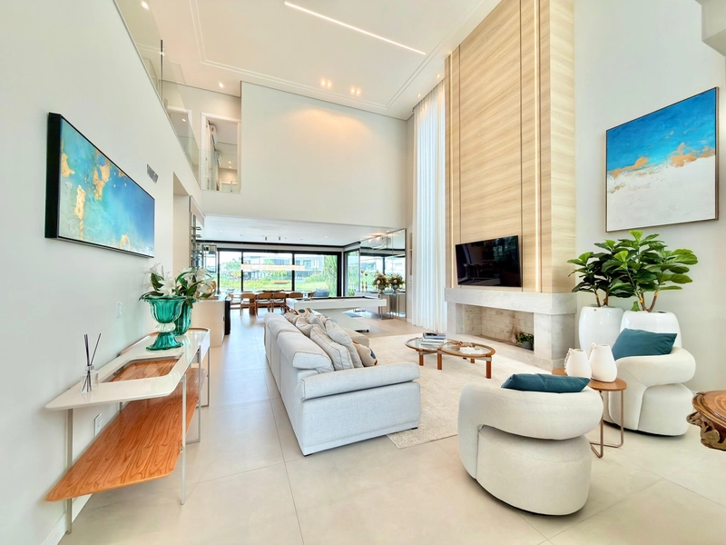 SOBRADO BEIRA LAGO COMPOSTO POR 05 SUÍTES: 2ª foto da galeria de imagens do imóvel