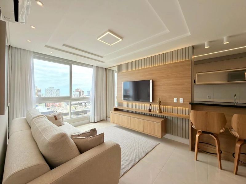 APARTAMENTO NO CENTRO VISTA PARA MAR E PRAÇA - MOBILIADO E DECORADO: 1ª foto da galeria de imagens do imóvel