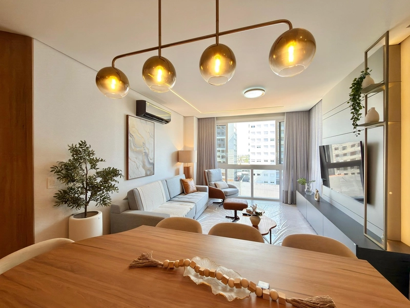 APARTAMENTO FINAMENTE MOBILIADO E DECORADO COMPOSTO POR 03 DORMITÓRIOS: 4ª foto da galeria de imagens do imóvel