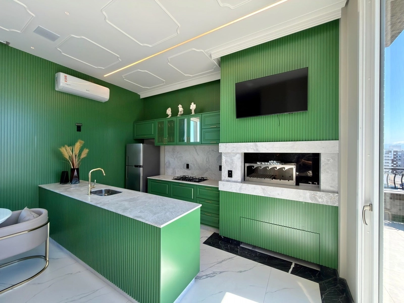 APARTAMENTO COM SACADA DE FRENTE E VISTA PARA O MAR: 26ª foto da galeria de imagens do imóvel