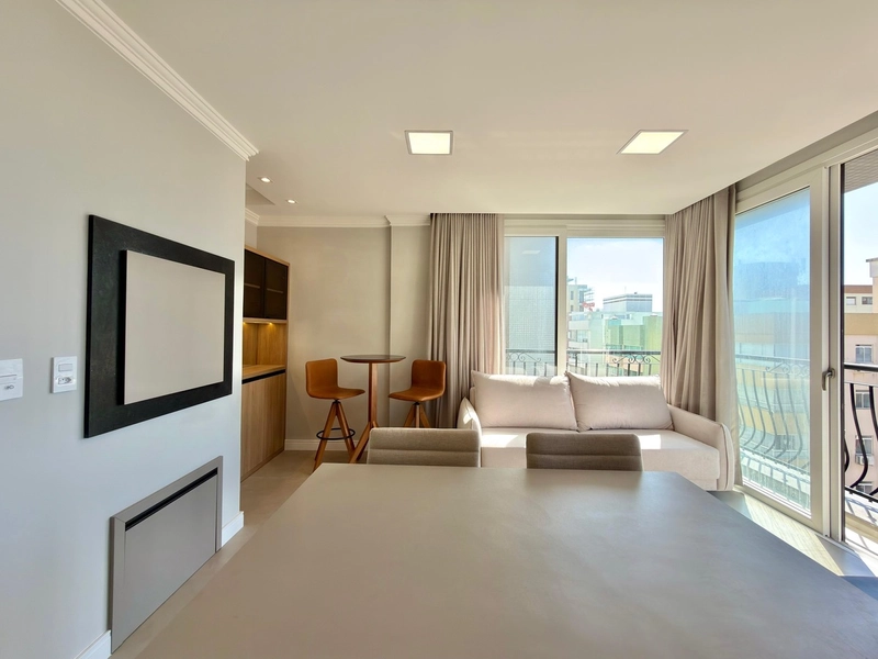 APARTAMENTO COM SACADA DE FRENTE E VISTA PARA O MAR: 12ª foto da galeria de imagens do imóvel