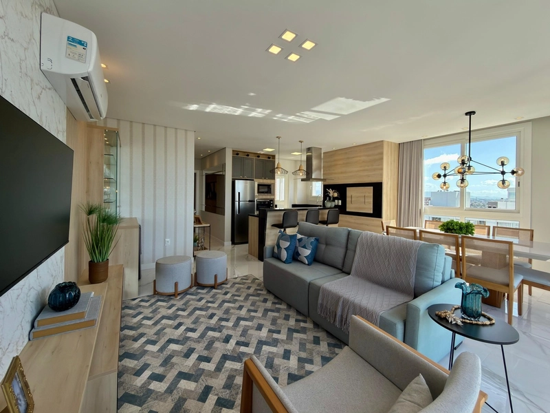 APARTAMENTO DECORADO COM INFRAESTRUTURA COMPLETA!