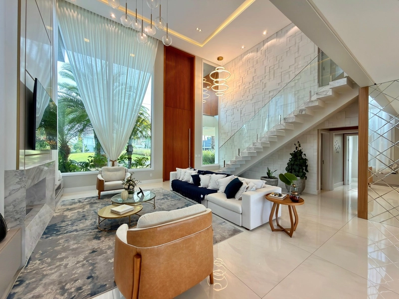 SOBRADO BEIRA LAGO COMPOSTO POR 05 SUÍTES EM CONDOMÍNIO FECHADO: 5ª foto da galeria de imagens do imóvel