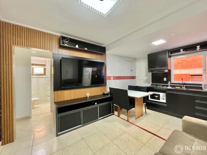 APARTAMENTO DE 01 DORMITÓRIO TRANSFORMADO EM 02, COM TERRAÇO!: 1ª foto da galeria de imagens do imóvel