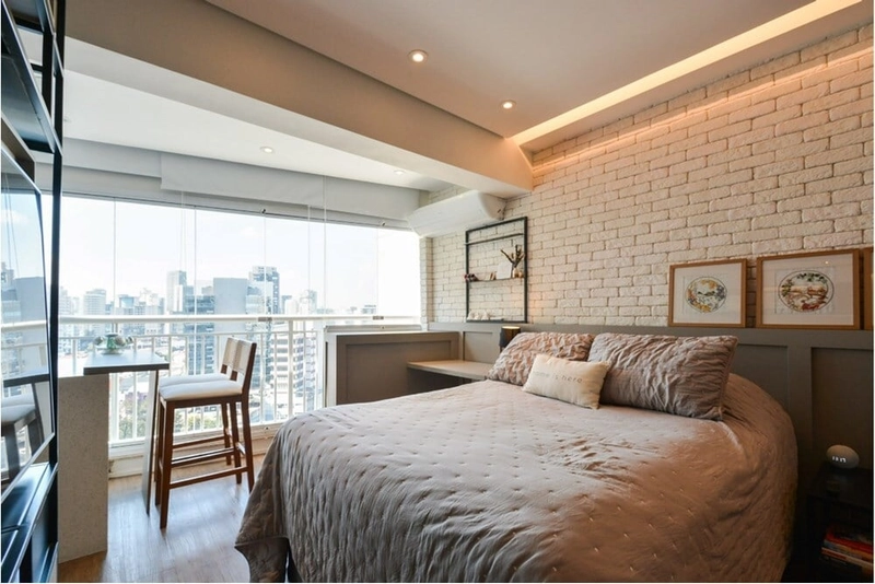 Apartamento 1 dormitório decorado 1 vaga em Pinheiros: 13ª foto da galeria de imagens do imóvel