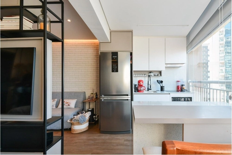 Apartamento 1 dormitório decorado 1 vaga em Pinheiros: 6ª foto da galeria de imagens do imóvel