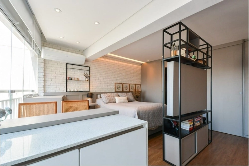 Apartamento 1 dormitório decorado 1 vaga em Pinheiros: 2ª foto da galeria de imagens do imóvel