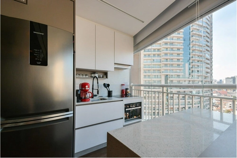 Apartamento 1 dormitório decorado 1 vaga em Pinheiros: 16ª foto da galeria de imagens do imóvel