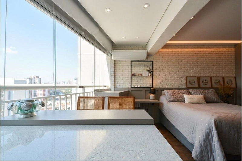 Apartamento 1 dormitório decorado 1 vaga em Pinheiros: 4ª foto da galeria de imagens do imóvel