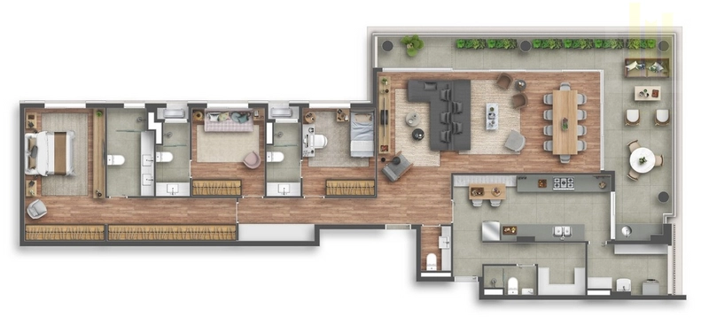 Apartamento 3 suítes em Perdizes 2 vagas e novo com varanda: 43ª foto da galeria de imagens do imóvel