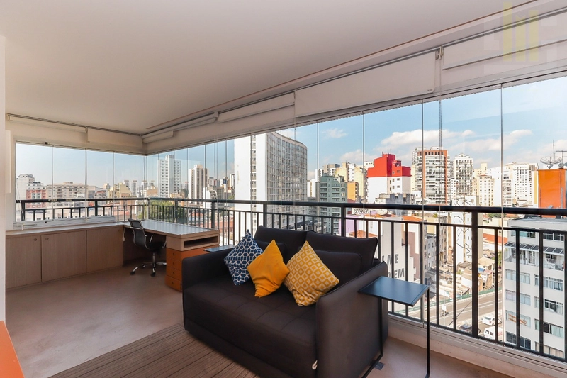Apartamento 1 dormitório com varanda na Santa Cecília Cosmopolitan: 5ª foto da galeria de imagens do imóvel