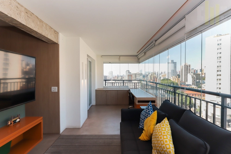 Apartamento 1 dormitório com varanda na Santa Cecília Cosmopolitan: 3ª foto da galeria de imagens do imóvel