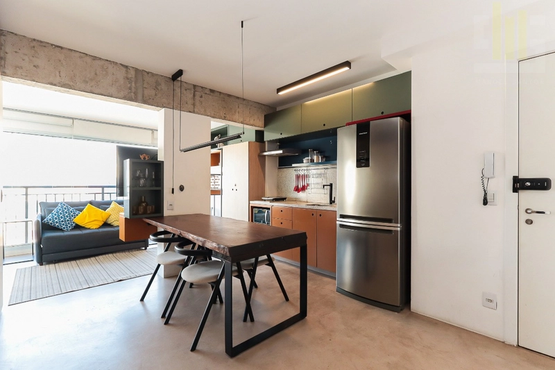 Apartamento 1 dormitório com varanda na Santa Cecília Cosmopolitan: 2ª foto da galeria de imagens do imóvel