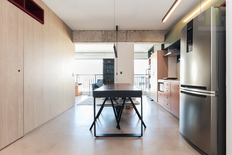 Apartamento 1 dormitório com varanda na Santa Cecília Cosmopolitan: 8ª foto da galeria de imagens do imóvel