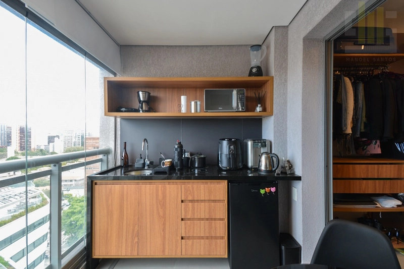 Apartamento studio ao lado do metrô em Pinheiros 1 vaga de garagem: 6ª foto da galeria de imagens do imóvel
