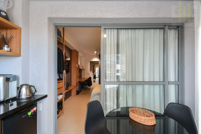 Apartamento studio ao lado do metrô em Pinheiros 1 vaga de garagem: 11ª foto da galeria de imagens do imóvel