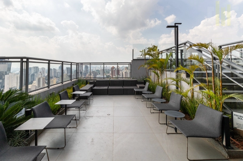Apartamento studio mobiliado ao lado do metrô em Pinheiros com lazer: 19ª foto da galeria de imagens do imóvel