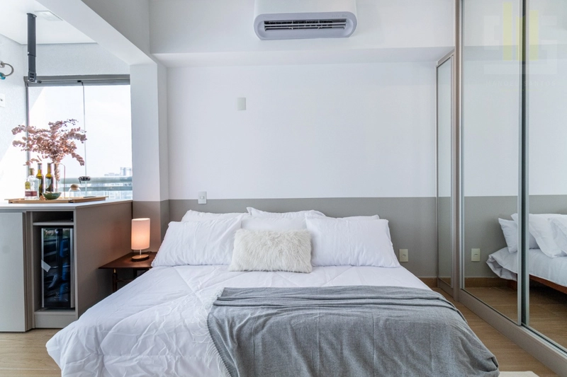 Apartamento studio mobiliado ao lado do metrô em Pinheiros com lazer: 12ª foto da galeria de imagens do imóvel