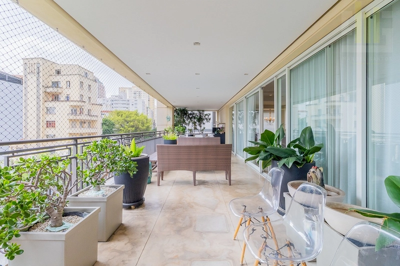 Apartamento 4 suítes 5 vagas em Higienópolis novo com varanda: 6ª foto da galeria de imagens do imóvel