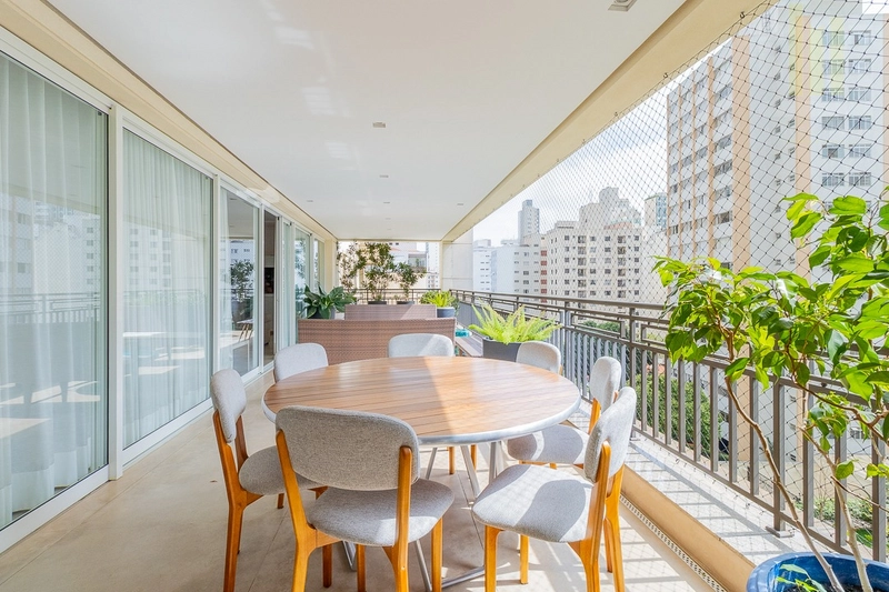 Apartamento 4 suítes 5 vagas em Higienópolis novo com varanda: 9ª foto da galeria de imagens do imóvel