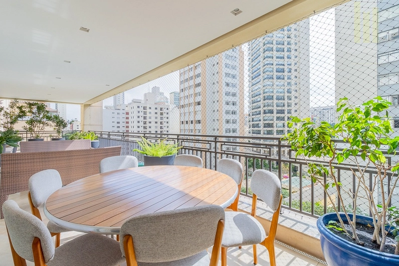 Apartamento 4 suítes 5 vagas em Higienópolis novo com varanda: 7ª foto da galeria de imagens do imóvel