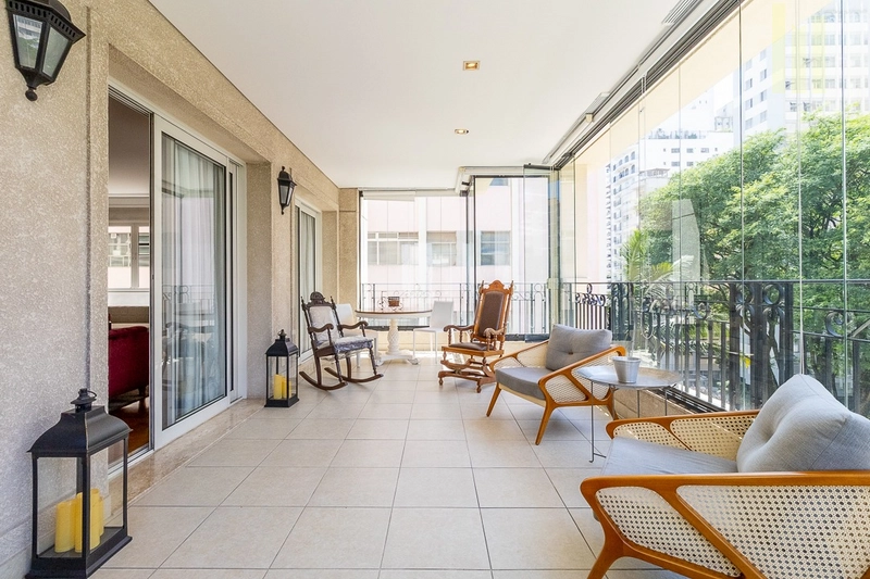Apartamento 4 suítes 4 vagas varanda com churrasqueira em Higienópolis: 7ª foto da galeria de imagens do imóvel