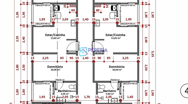 Apartamento na planta no centro: 5ª foto da galeria de imagens do imóvel