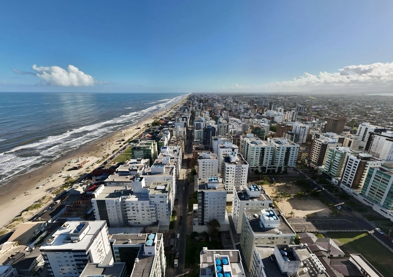 Apartamento sacada de frente 02 dormitórios mobiliado 01 quadra do mar: 25ª foto da galeria de imagens do imóvel