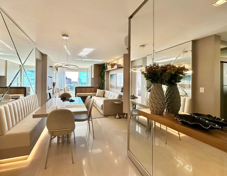 Apartamento de 2 Dormitórios Mobiliado e Decorado Enzo Tower: 4ª foto da galeria de imagens do imóvel