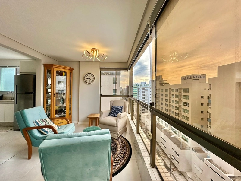 Apartamento de frente com vista mar!mobiliado e decorado, Navegantes!: 3ª foto da galeria de imagens do imóvel