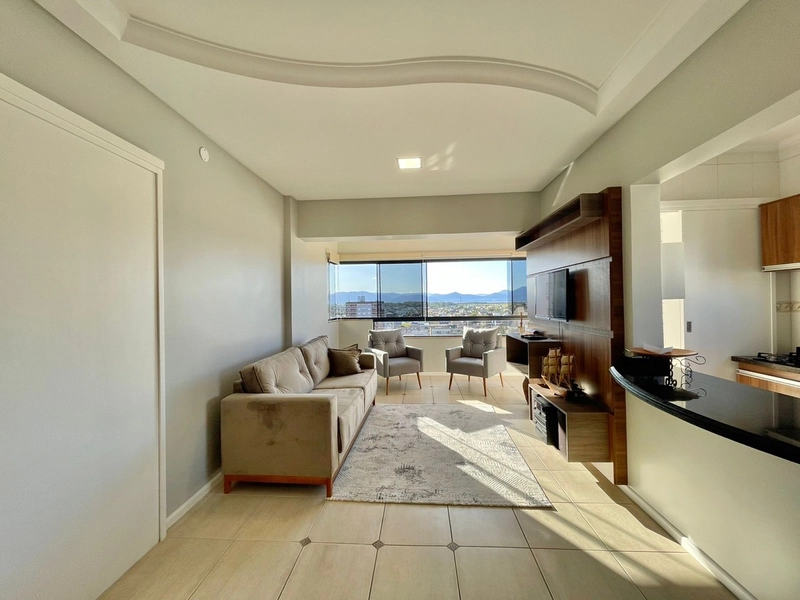 Apartamento 2 dormitórios! Com linda vista para a Serra.Mobiliado: 4ª foto da galeria de imagens do imóvel