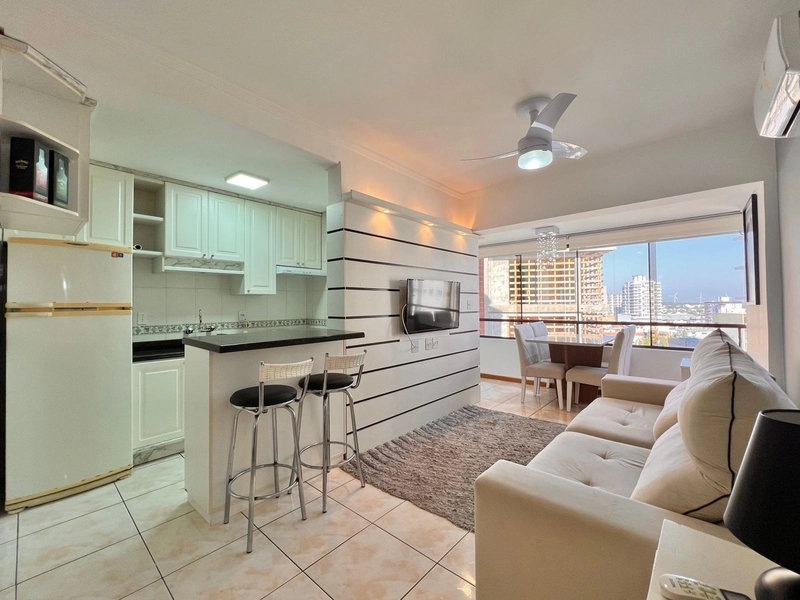 Apartamento de 1 Dormitório Mobiliado ( Flávio Boianóvisk ): 1ª foto da galeria de imagens do imóvel