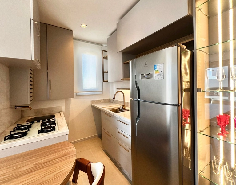 APARTAMENTO DE FRENTE MOBILIADOE DECORADO - NAVEGANTES- CAPÃO DA CANOA: 9ª foto da galeria de imagens do imóvel