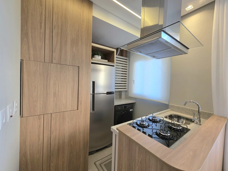 Apartamento 1 dormitório, mobiliado e decorado, Zona Nova, Capão: 8ª foto da galeria de imagens do imóvel