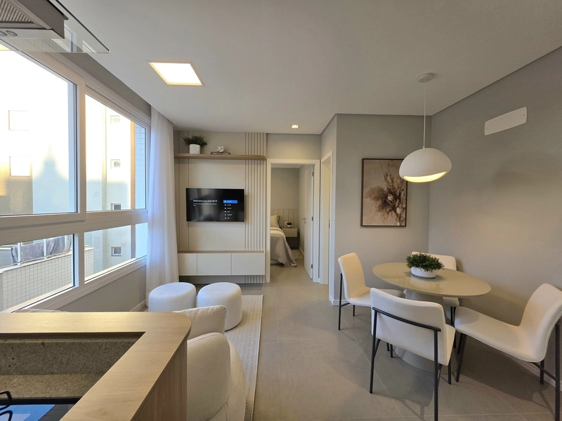 Apartamento 1 dormitório, mobiliado e decorado, Zona Nova, Capão: 1ª foto da galeria de imagens do imóvel