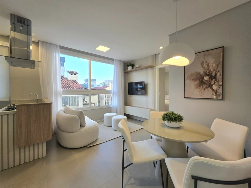 Apartamento 1 dormitório, mobiliado e decorado, Zona Nova, Capão: 2ª foto da galeria de imagens do imóvel