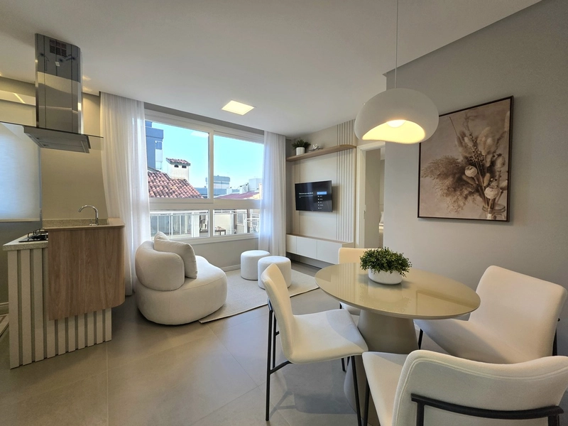Apartamento 1 dormitório, mobiliado e decorado, Zona Nova, Capão: 4ª foto da galeria de imagens do imóvel