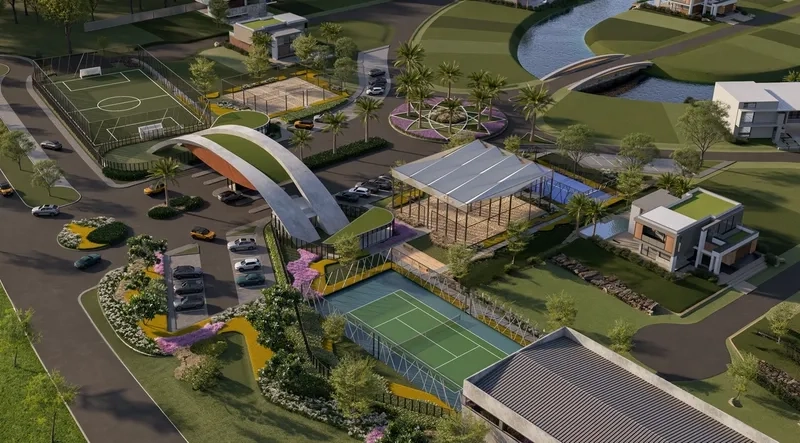 Terreno 317m² beira lago ( Condomínio OCCHI MARINA CLUB ): 3ª foto da galeria de imagens do imóvel