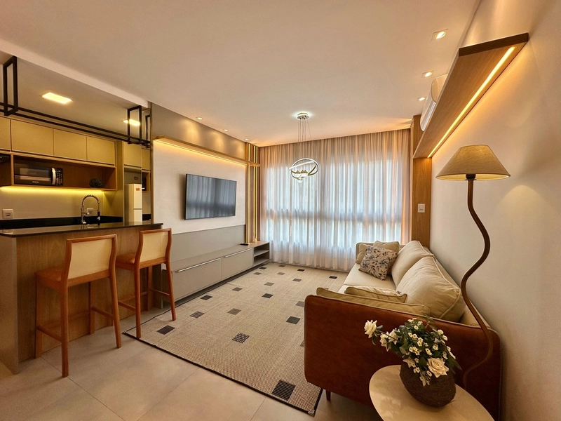 APARTAMENTO 02 DORMITÓRIOS DECORADO- NAVEGANTES - CAPÃO DA CANOA!: 1ª foto da galeria de imagens do imóvel