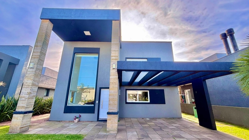 Sobrado 4 dormts Capão Zona Nova. Dubai Resort 60 x Direto