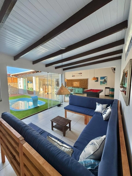 Excelente Casa de Praia com 03 dormitórios e Piscina para temporada: 8ª foto da galeria de imagens do imóvel