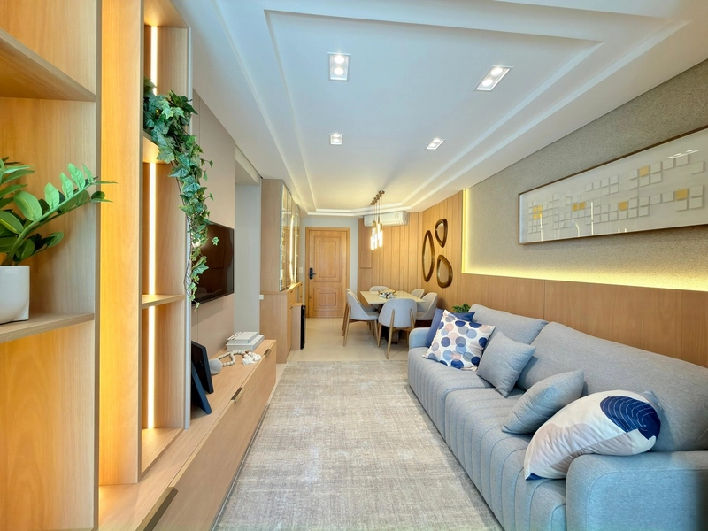 APARTAMENTO 2 DORM. À VENDA COM SACADA DE FRENTE: 3ª foto da galeria de imagens do imóvel