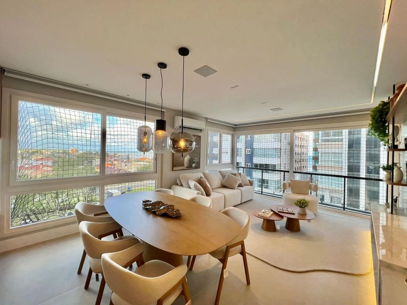 Apartamento Vista Mar 3 Dormitórios Mobiliado e Decorado Zona Nova