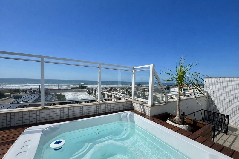 Cobertura com vista mar no centro de Atlântida, Xangri-la: 1ª foto da galeria de imagens do imóvel