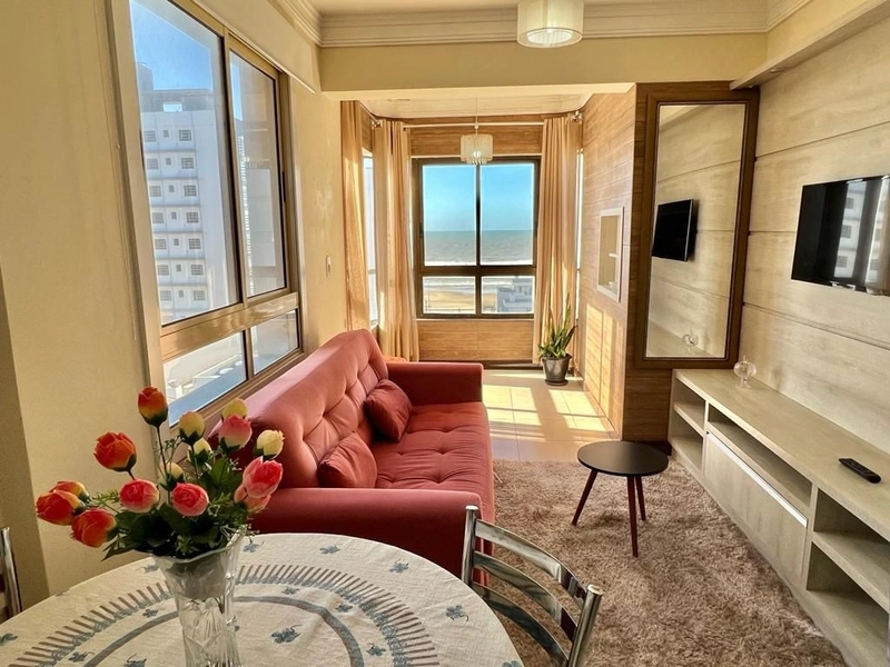 Apartamento 01 Dormitório com vista para o Mar em Capão da Canoa: 1ª foto da galeria de imagens do imóvel