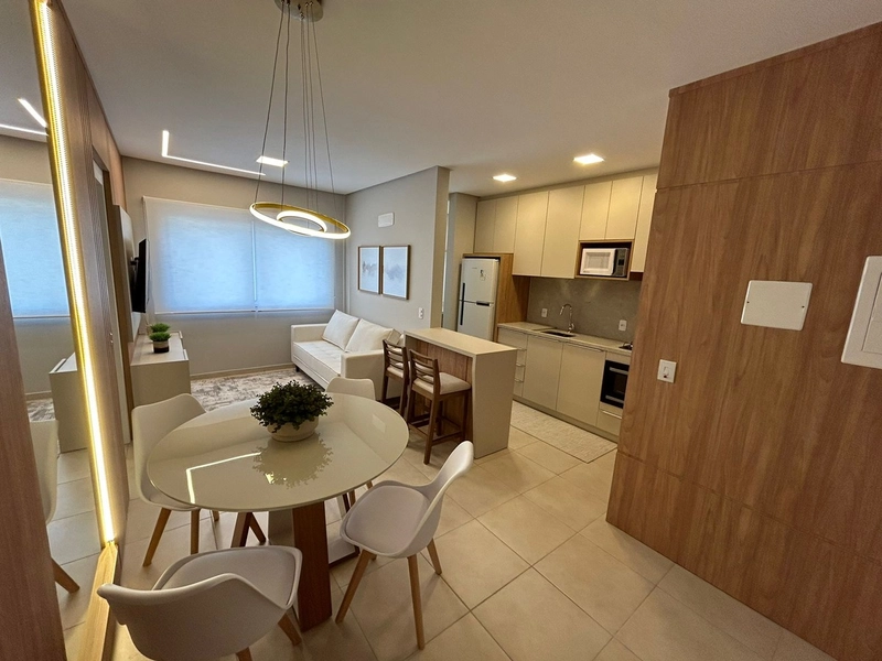 Apartamento de 1 dormitório com suite e lavabo no Centro: 1ª foto da galeria de imagens do imóvel