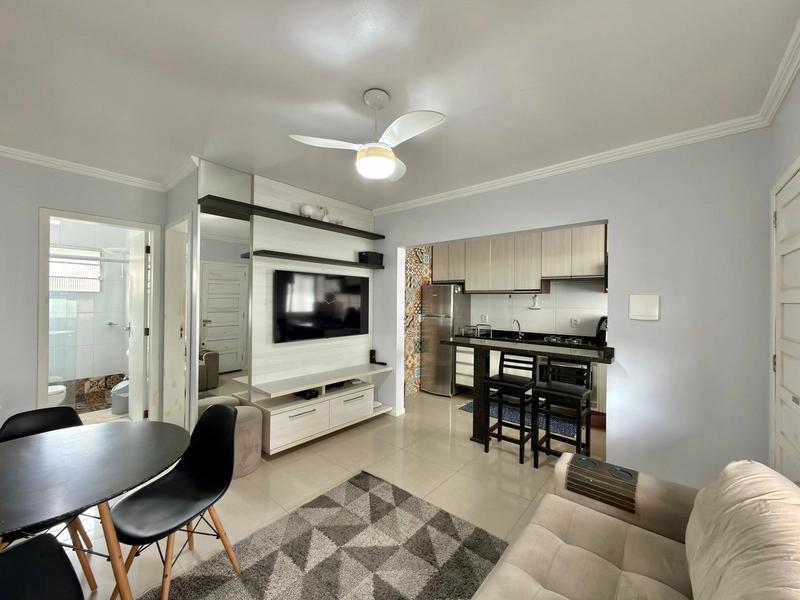 Apartamento com 1 dormitório mobiliado!: 1ª foto da galeria de imagens do imóvel