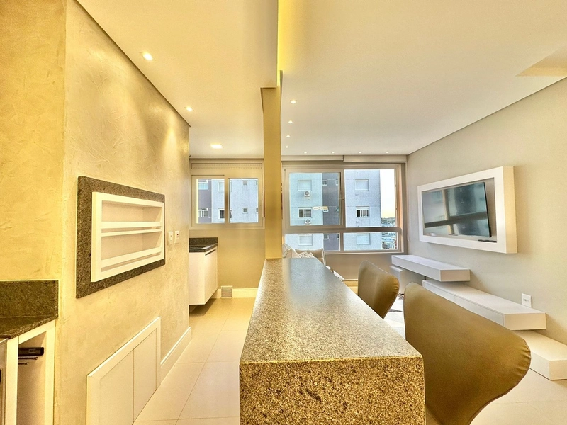 Apartamento de alto padrão com 1 suíte e infraestrutura completa: 6ª foto da galeria de imagens do imóvel