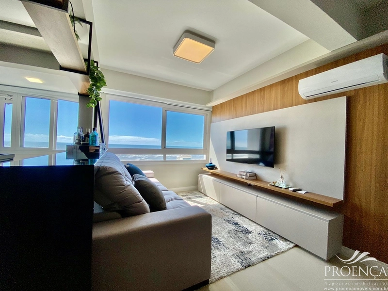 Apartamento com 2 suítes vista mar mobiliado e decorado!: 5ª foto da galeria de imagens do imóvel